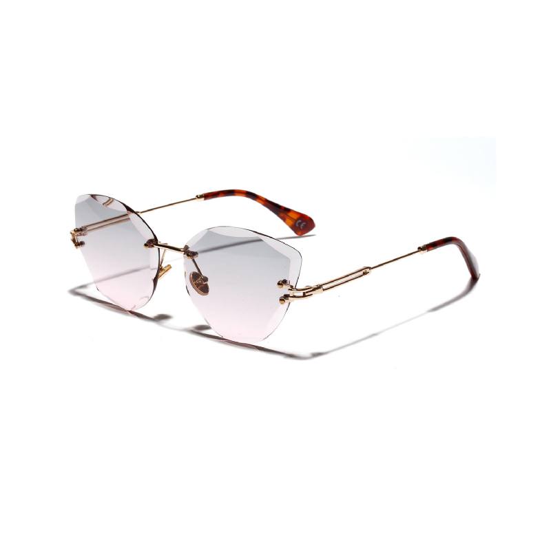 Kissa Eye Retro Aurinkolasit Naisten Diamond Cut Glasses