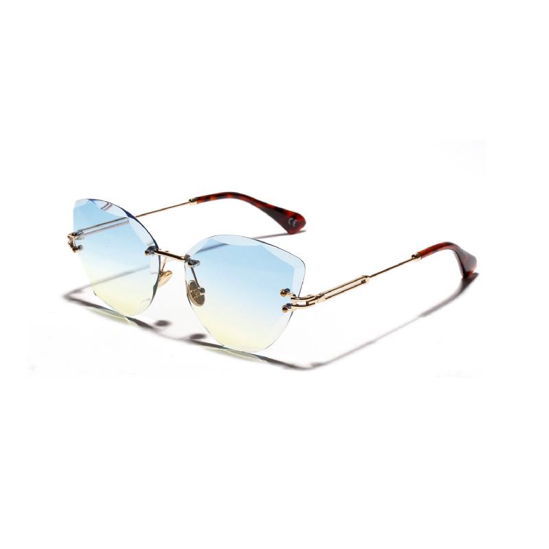 Kissa Eye Retro Aurinkolasit Naisten Diamond Cut Glasses