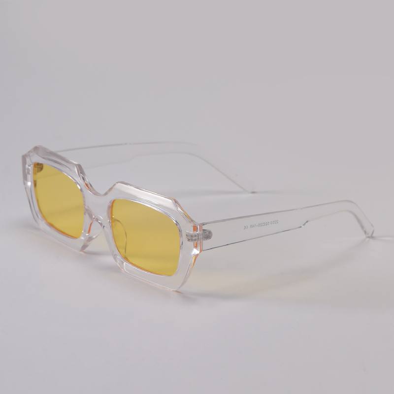 Lasit Retro Big Frame Big Face Crystal Square New Frame Aurinkolasit