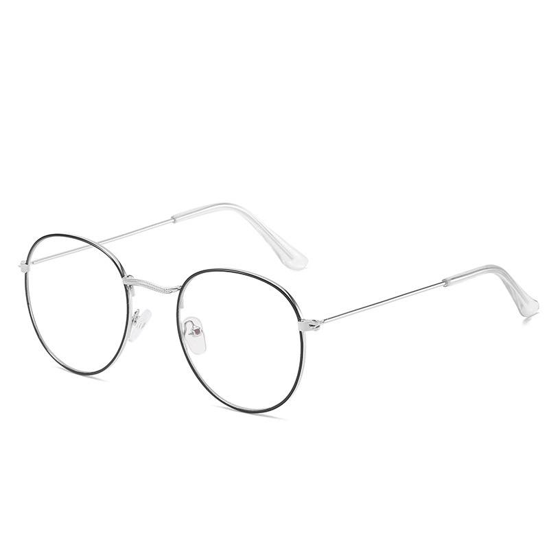 Metallirunkoiset Lasit Naisille Vintage Anti-sininen Estävät Optiset Silmälasit Metalliset Silmälasit Oculos Luxury Gafas Lunette