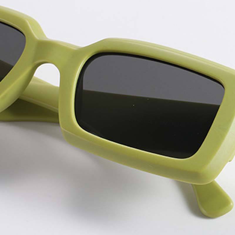 Muoti Prsonality Square Avocado Green Aurinkolasit