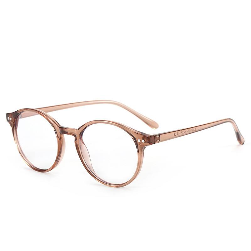 Myopia Frames Unisex Flat Glasses Pyöreät Kehykset