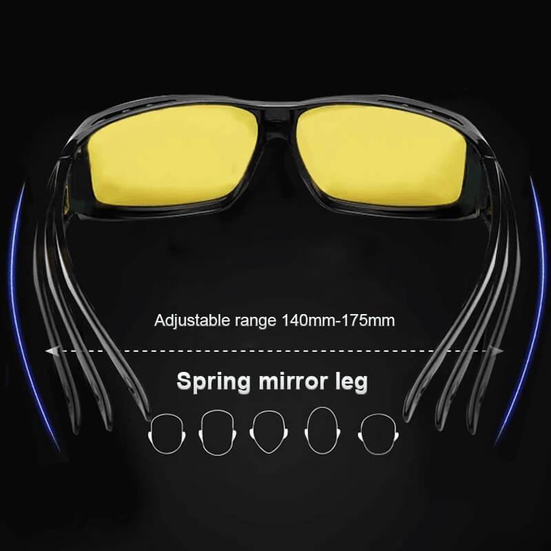 Night Vision Goggle Mirror Vibrato Ja Sama Kuljettaja Aurinkolasit Anti-high Beam Driving At Night Driving Mirror Anti-ultraviolet