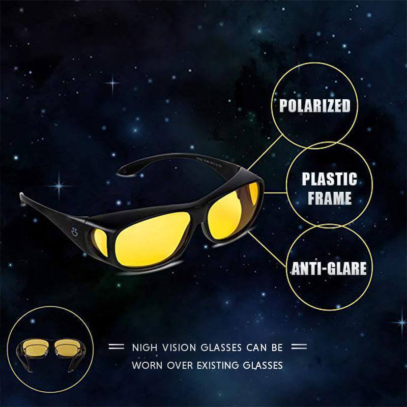 Night Vision Goggle Mirror Vibrato Ja Sama Kuljettaja Aurinkolasit Anti-high Beam Driving At Night Driving Mirror Anti-ultraviolet