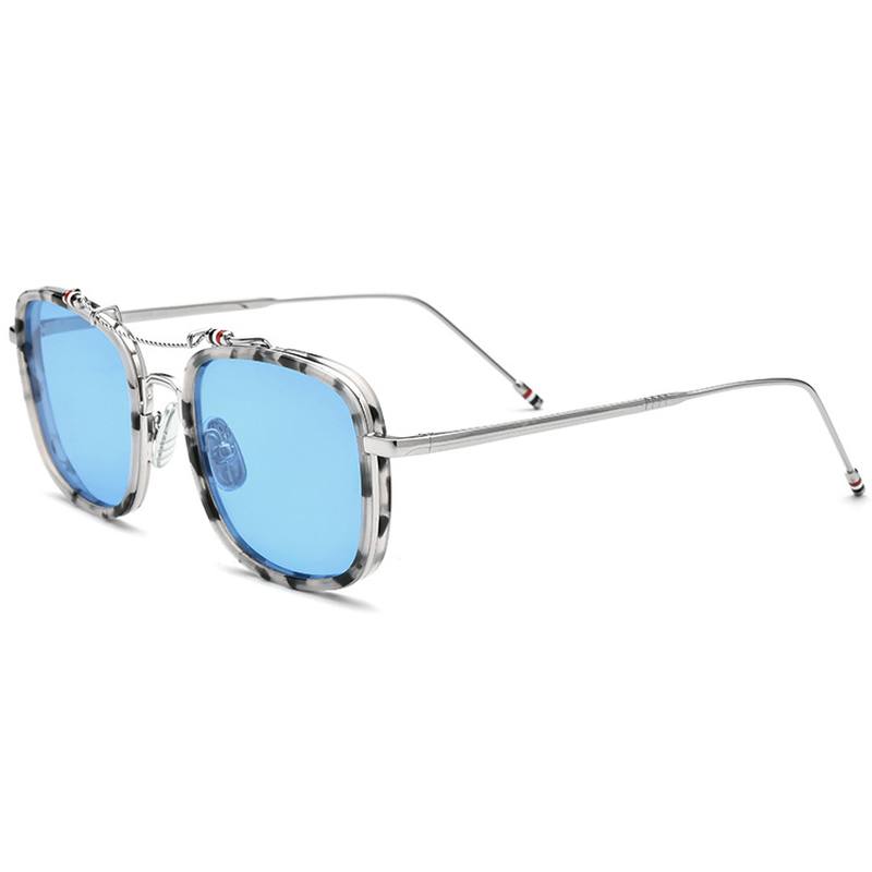 Unisex Aquare Frame Aurinkolasit