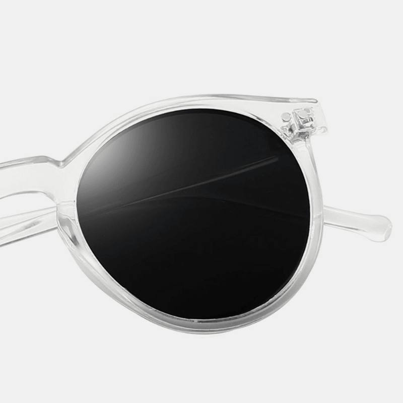 Unisex Gradient Lens -läpinäkyvät Kokokehykset Uv-suojalla Päällystetyt Aurinkolasit