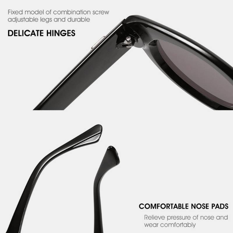 Unisex Kissa Eye Pc Full Frame Hd Anti-uv Retro Aurinkolasit