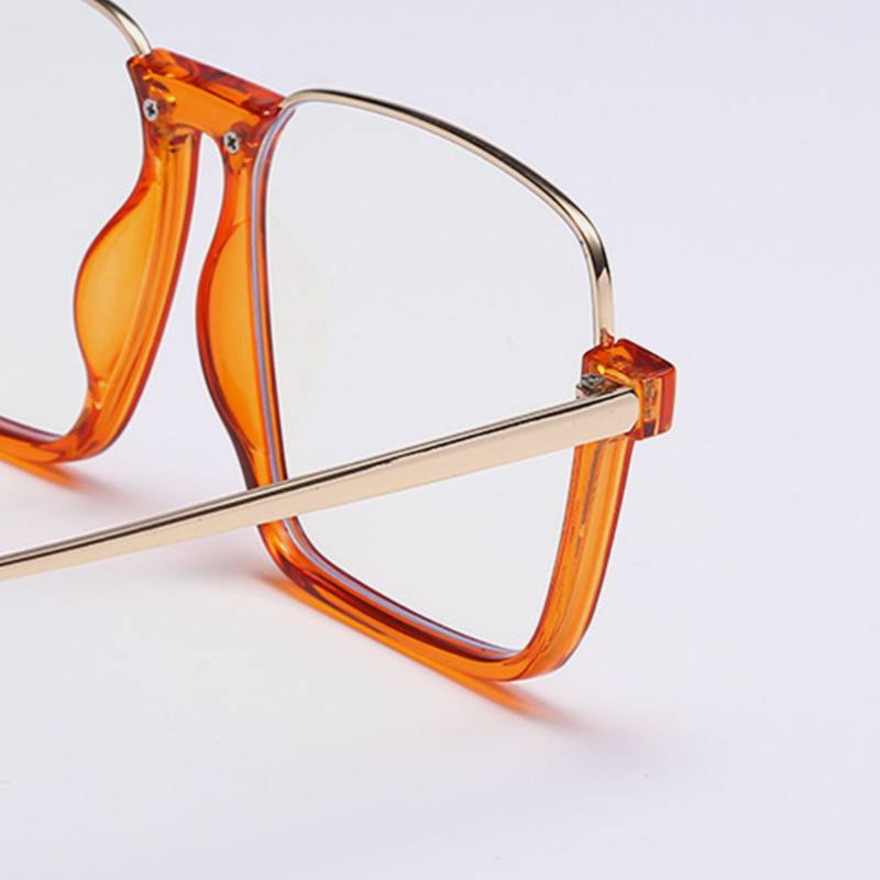 Unisex Square Frame Half Frame Anti-blue Light Anti-uv Aurinkolasit