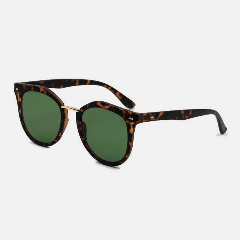 Unisex Tortoiseshell Square Full Frame Muoti Rento Uv-suojalasit