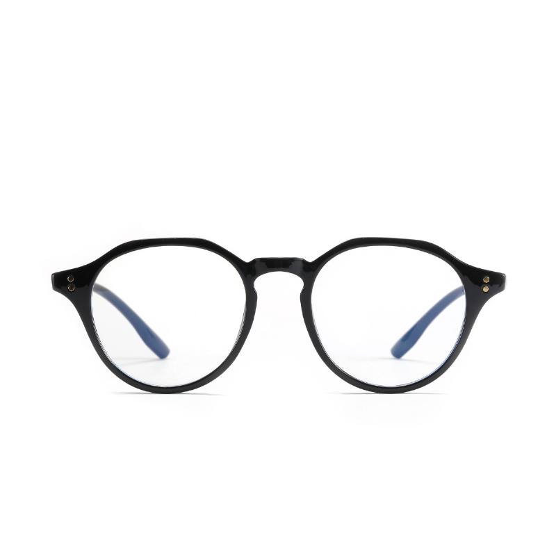 Wuhuama Glasses Pyöreät Full Frame Tr90 Blu-ray Lasit