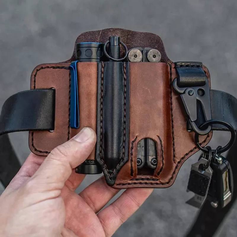 Aito Nahka Edc Belt Loop Waist Multitool Sheath Belt Bag Vyötärölaukku