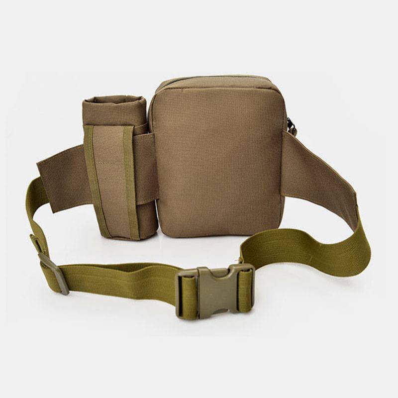 Miesten Nylon Naamiointi Tactical Outdoor Monitoiminen Rento Urheilu Ratsastus Kalastusvarustelaukku Vyötärölaukku Vesipullolaukku