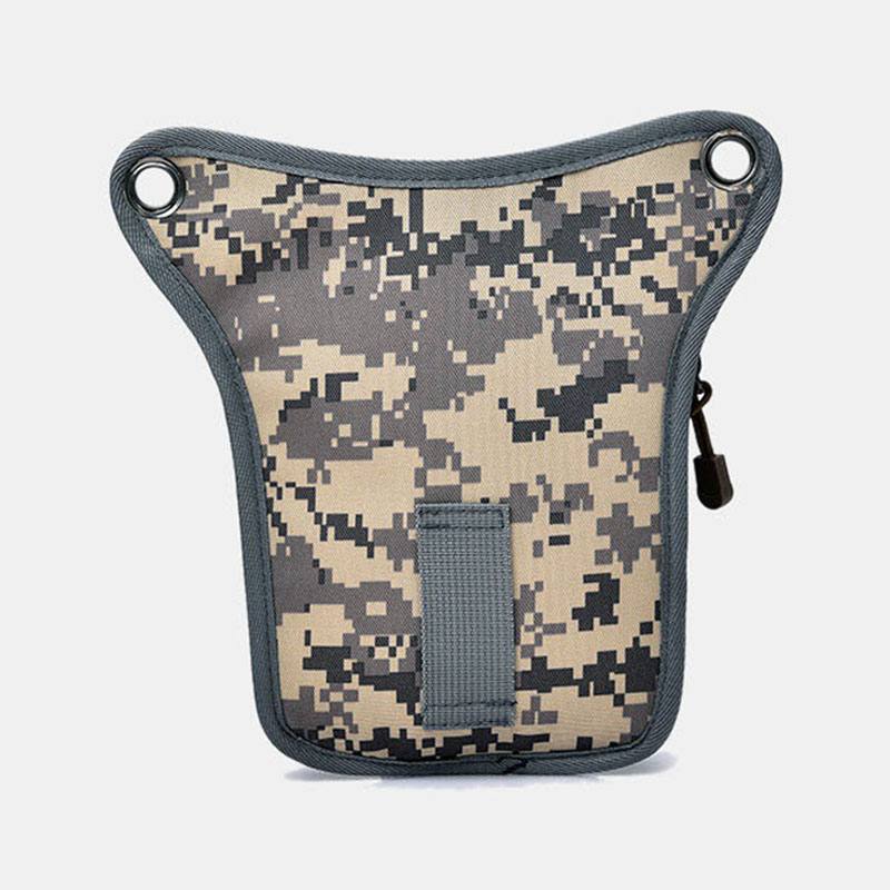 Miesten Nylon Naamiointi Tactical Outdoor Sport Monitoiminen Vedenpitävä Vyötärölaukku Jalkalaukku Olkalaukku Ratsastukseen