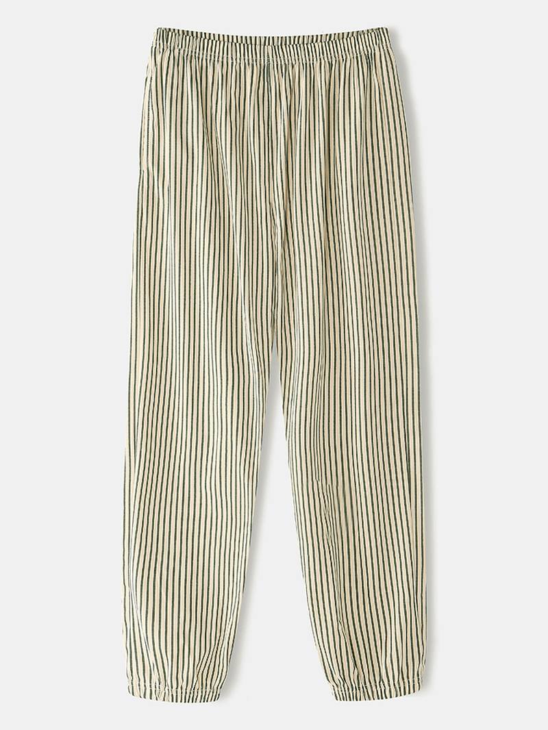 Naisten Sarjakuva Eläinpainatusti Pusero Stripe Jogger Housut Puuvilla Koti Rento Pyjama-setti