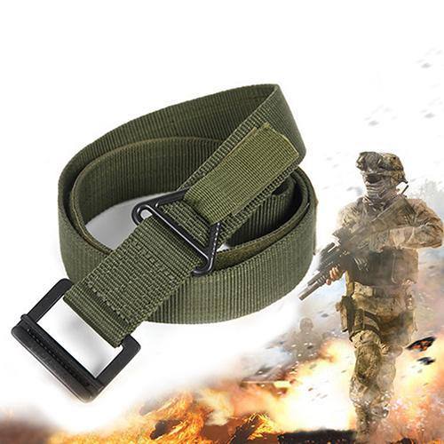 Miesten Säädettävä Sotilaskangas Rescue Rigger Belt Canvas -vyötärönauha