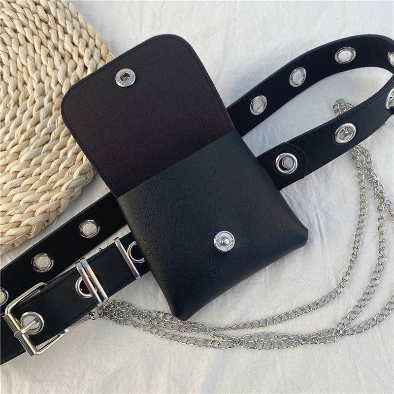 Punk Belt Female Cool Chain Vyölaukun Koristelu