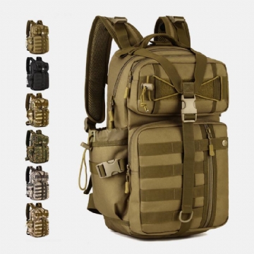 Miesten Canvas Naamiointi Tactical Outdoor Kiipeily Matkailu Ratsastus Retkeilyreppu