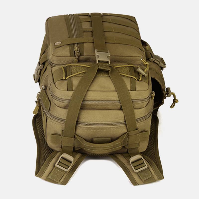 Miesten Canvas Naamiointi Tactical Outdoor Kiipeily Matkailu Ratsastus Retkeilyreppu