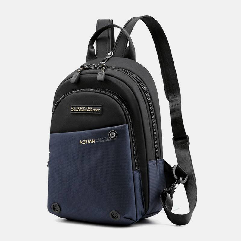 Miesten Monitoimireppu Vedenpitävä Multi-carry Crossbody Bag -reppu