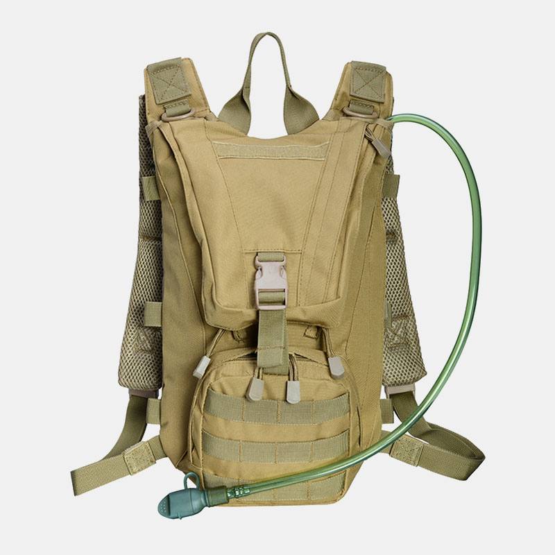 Miesten Oxford Cloth Tactical Naamiointi Outdoor Ratsastus Kiipeily Urheilu Vesipullo Taskureppu