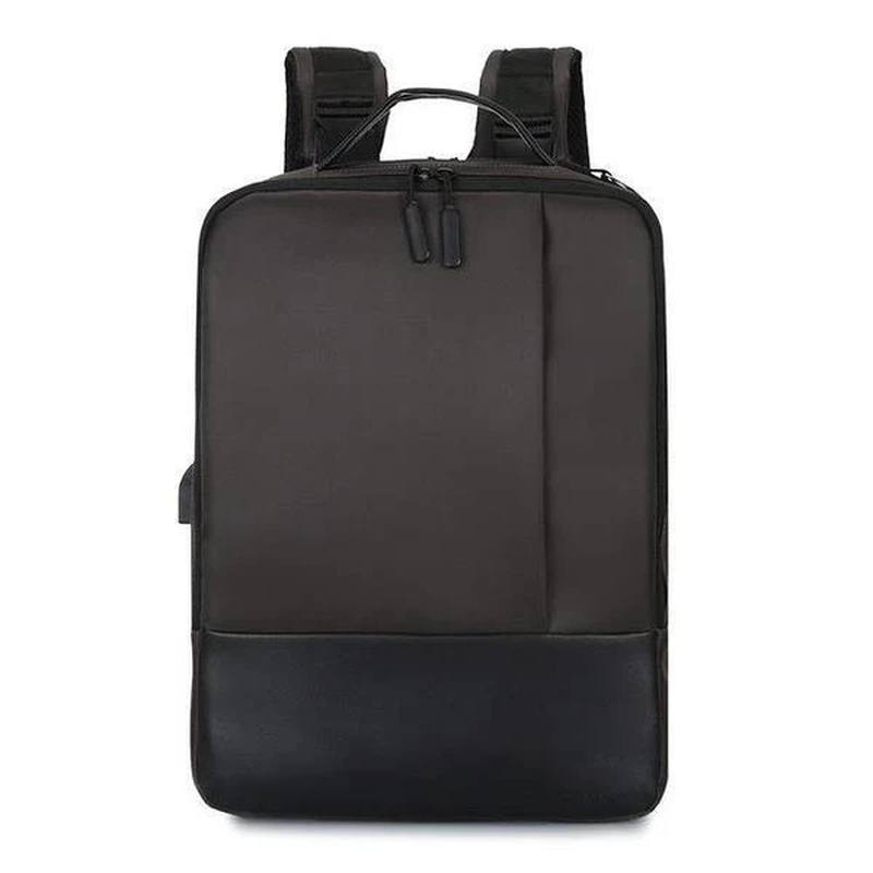 Miesten Uusi Monitoimireppu Olkalaukku Business Bag Usb-latausportilla