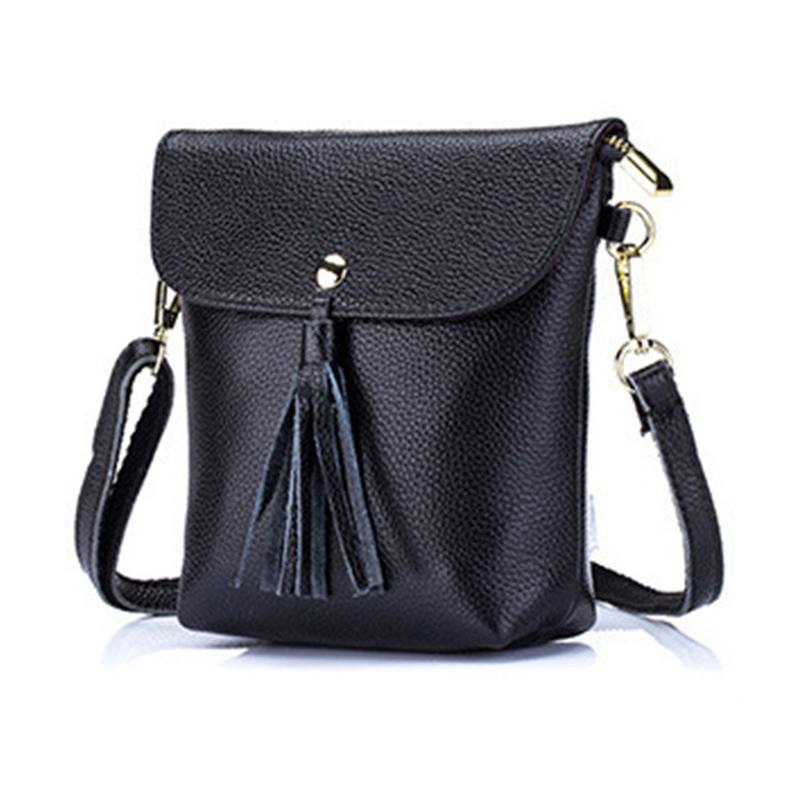 Aito Nahka Tupsu Mini Olkalaukut Vintage Hasp Crossbody Laukut 5.5 Tuumaa Puhelinlaukut