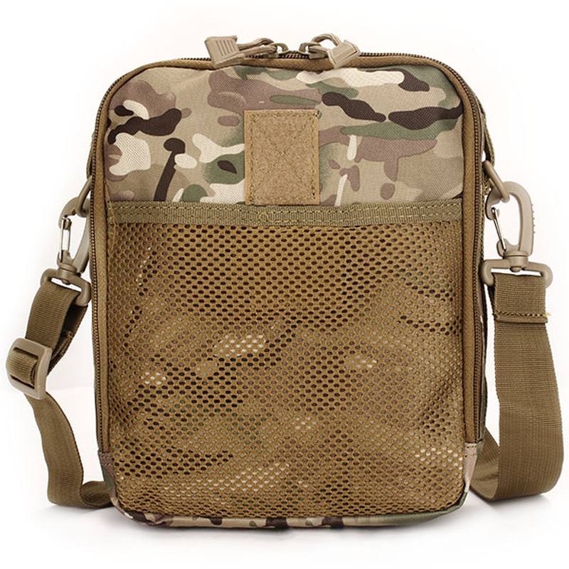 Miehet Naiset Nylon Sport Outdoor Tactical Army Ipad Olkalaukku Crossbody