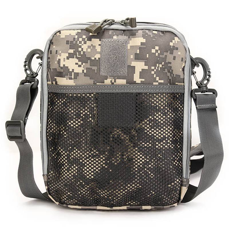 Miehet Naiset Nylon Sport Outdoor Tactical Army Ipad Olkalaukku Crossbody