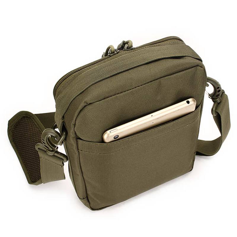 Miehet Naiset Nylon Sport Outdoor Tactical Army Ipad Olkalaukku Crossbody