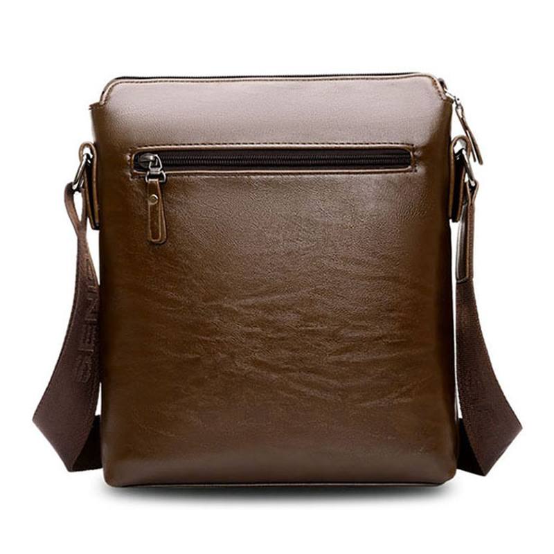 Miesten Business Messenger Bag Solid Crossbody Olkalaukku