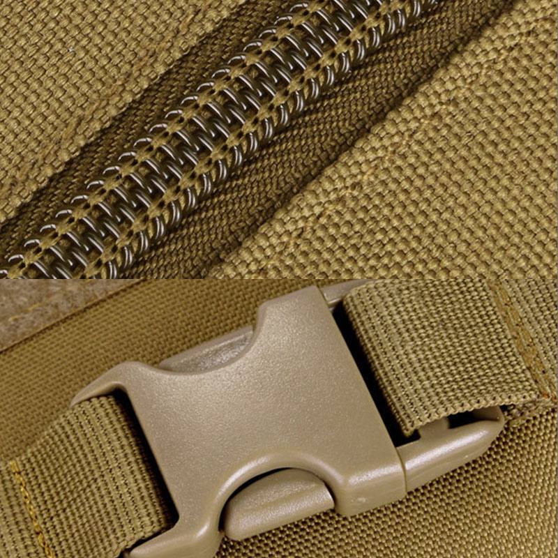 Miesten Camo Pattern -monitoiminen Suuri Kapasiteetti Ulkoilumatkailun Taktinen Laukku Crossbody-laukku Olkalaukku Neliömäinen Laukku