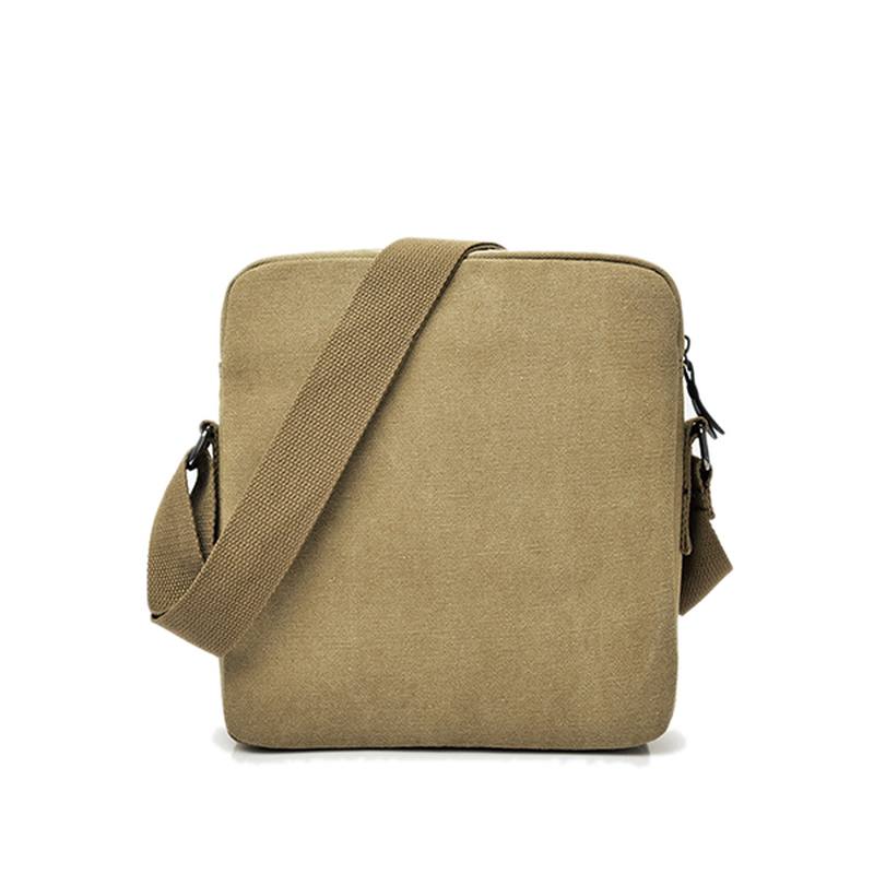 Miesten Canvas Monikäyttöinen Vintage Crossbody Laukku Olkalaukku Rento Business Travel Pack