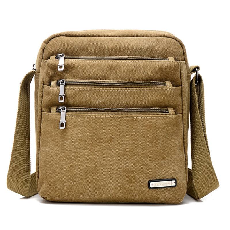 Miesten Canvas Outdoor Leisure Crossbody Laukut