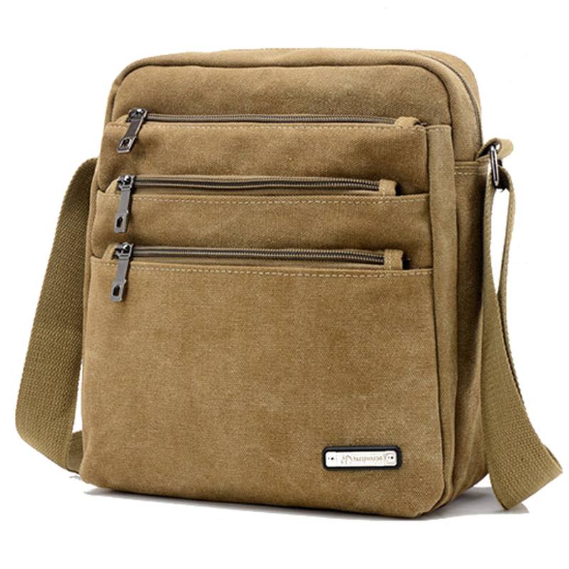 Miesten Canvas Outdoor Leisure Crossbody Laukut