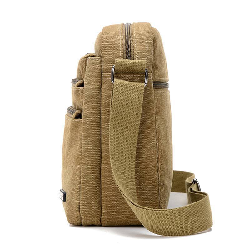 Miesten Canvas Outdoor Leisure Crossbody Laukut