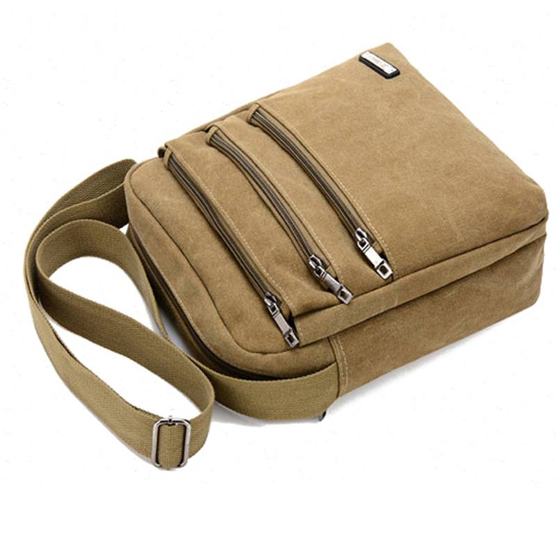 Miesten Canvas Outdoor Leisure Crossbody Laukut