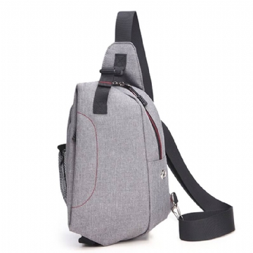 Miesten Canvas Outdoor Sport -monitoiminen Crossbody-laukku