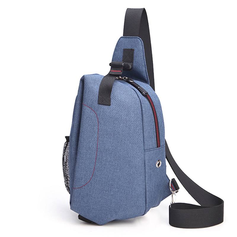 Miesten Canvas Outdoor Sport -monitoiminen Crossbody-laukku