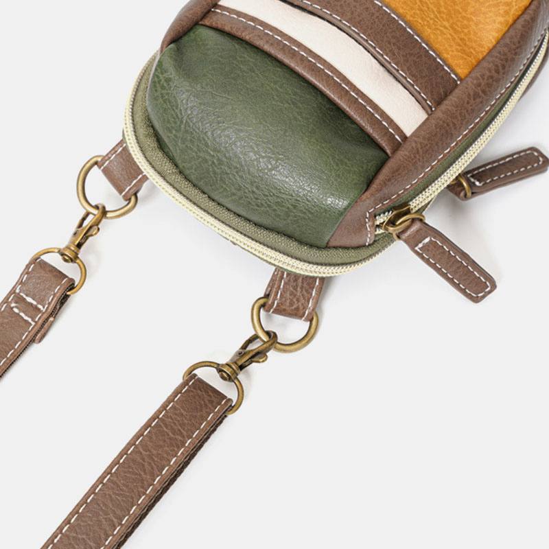 Miesten Miniompeleet Värilliset Rento Crossbody Laukut Irrotettava Olkahihna All-match 6.5 Tuuman Puhelinlaukku