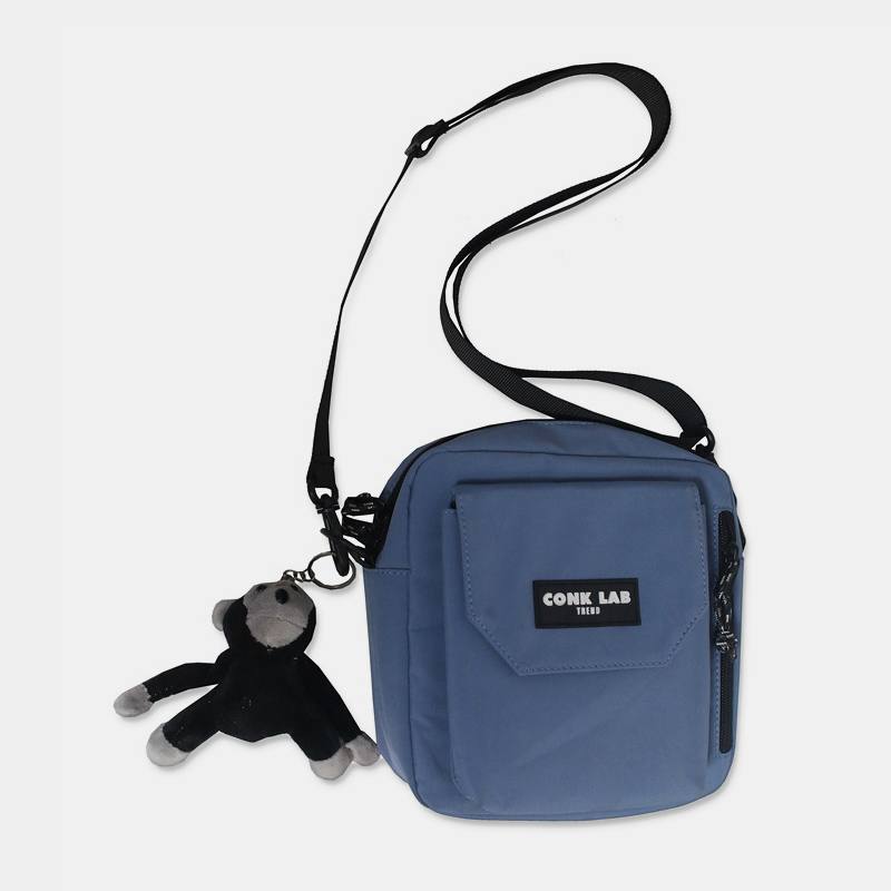 Miesten Nylon Hip-hop Hengittävä All-match Crossbody Laukku Olkalaukku