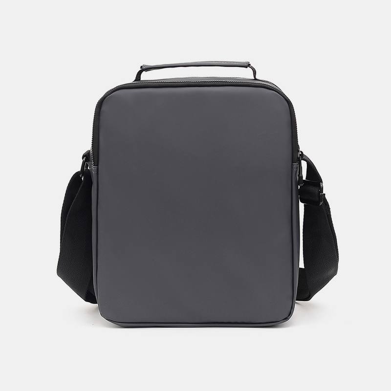 Miesten Nylon Kevyt Rento Ulkoilu Multi-carry Olkalaukku Crossbody Laukku