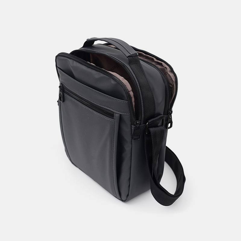 Miesten Nylon Kevyt Rento Ulkoilu Multi-carry Olkalaukku Crossbody Laukku