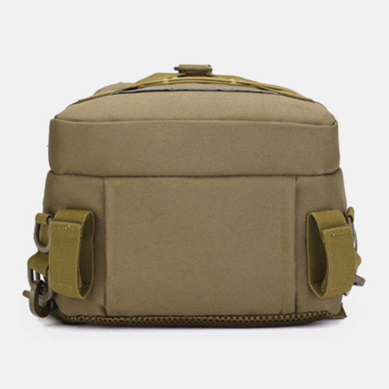 Miesten Oxford Camo Monitoiminen Vedenpitävä Ulkourheilu Ratsastus Taktinen Olkalaukku Crossbody Bag Rintalaukku