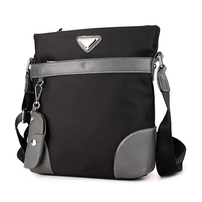 Miesten Oxford Leisure Crossbody Bag Business Olkalaukku Avaimenperä