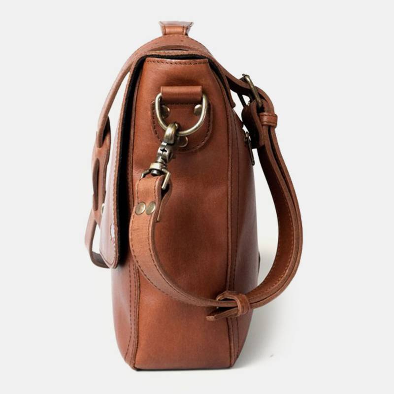 Miesten Pu-nahkainen Monitoiminen Vintage 15.6 Tuuman Kannettavan Tietokoneen Varkaudenesto Salkku Messenger Bag Crossbody Laukku