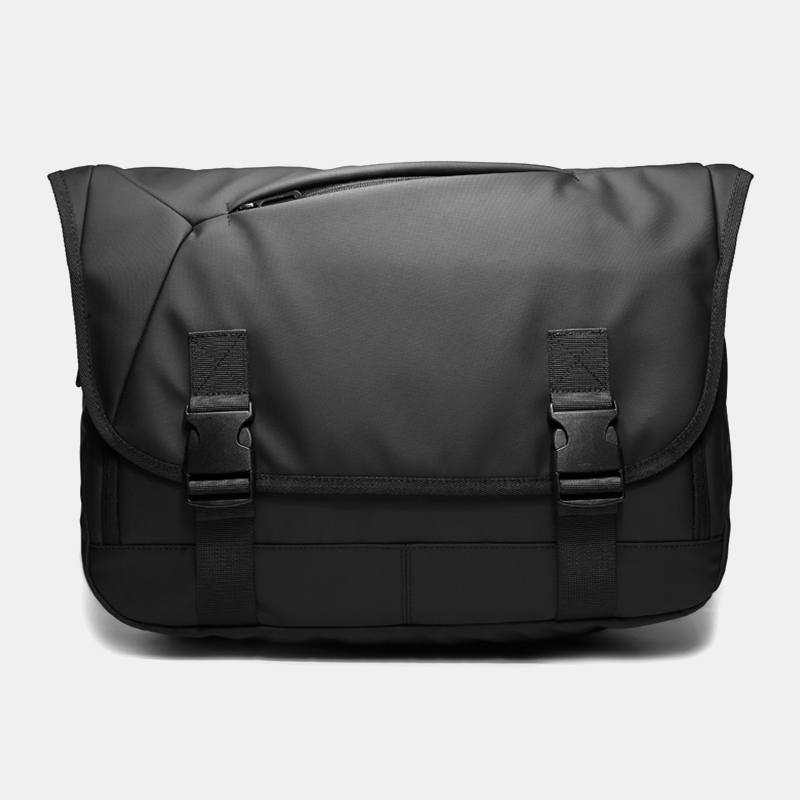 Miesten Pvc Vedenpitävä Suuri Kapasiteetti Crossbody Laukku Monitoiminen 15.6 Tuuman Kannettavan Tietokoneen Salkut Messenger-olkalaukku