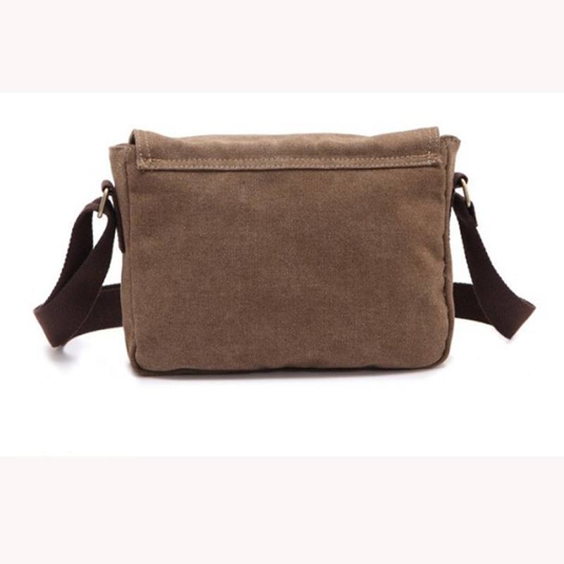 Miesten Retro Crossbody Laukku Canvas Olkalaukku Messenger