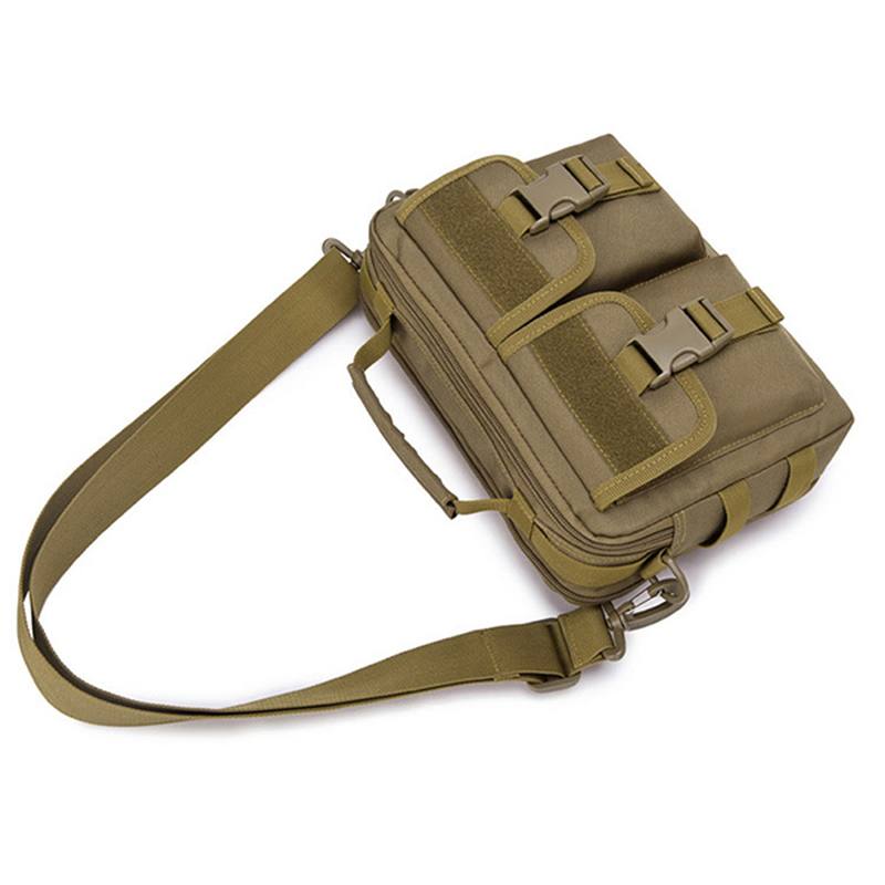 Miesten Uusi Canvas Tactical Camo Rento Crossbody Laukku