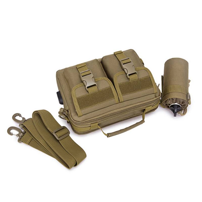 Miesten Uusi Canvas Tactical Camo Rento Crossbody Laukku