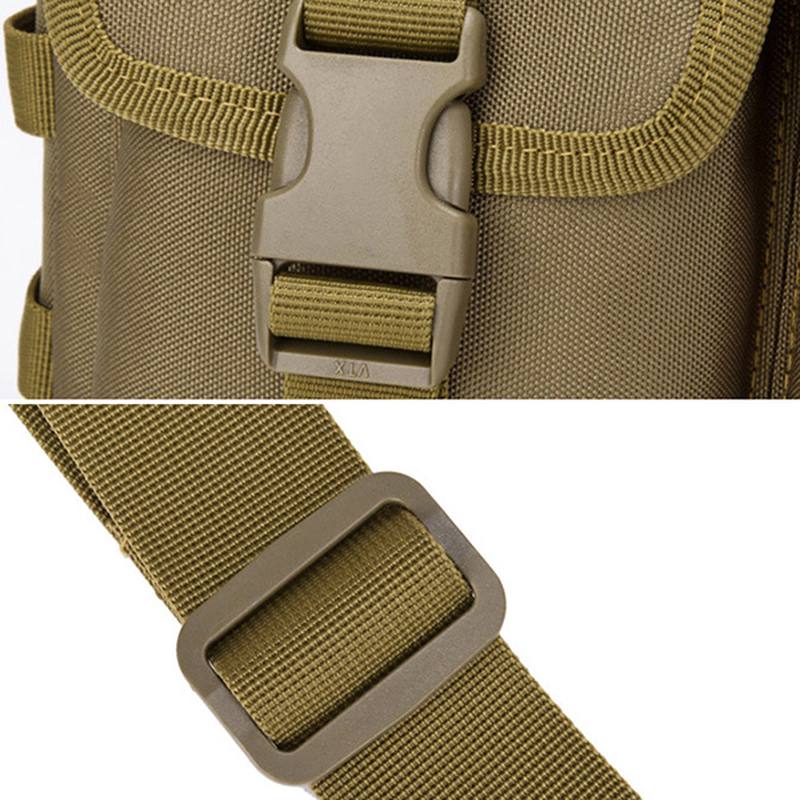 Miesten Uusi Canvas Tactical Camo Rento Crossbody Laukku